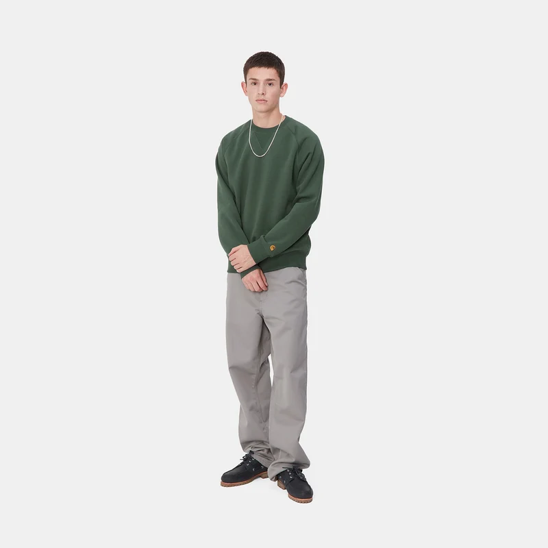 Carhartt WIP Herren Chase Sweat Top - Bergahorn