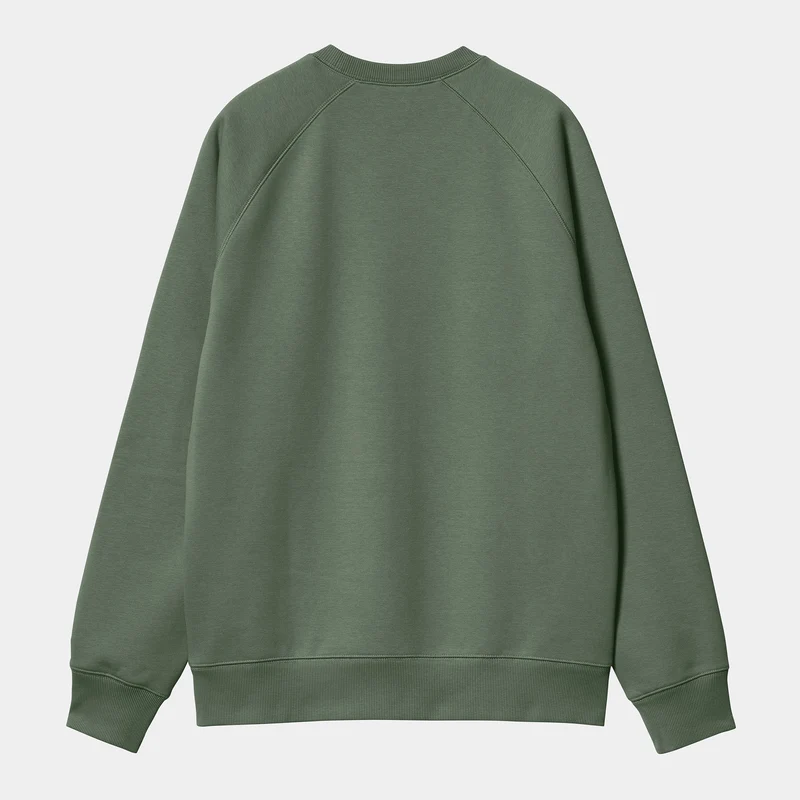 Carhartt WIP Herren Chase Sweat Top – Entengrün