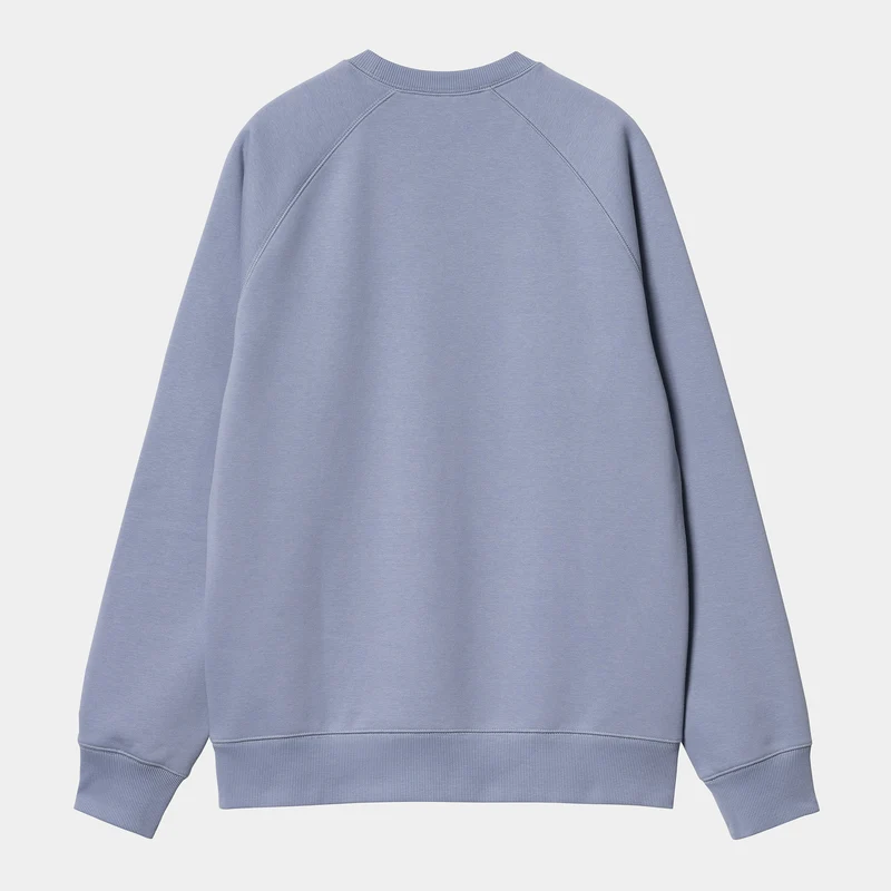 Carhartt WIP Herren Chase Sweat Top - Charm Blue