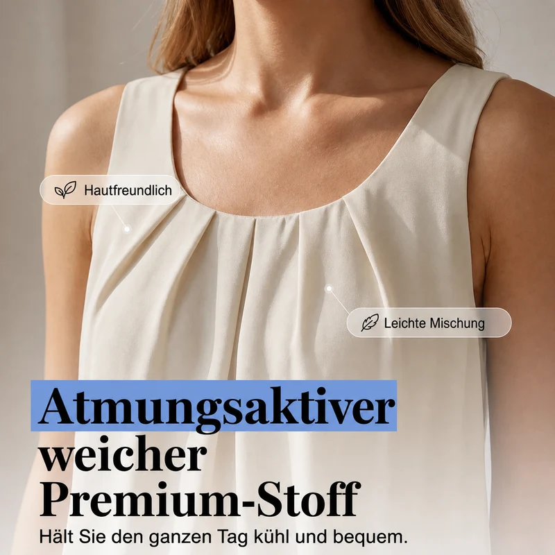 Aivelie | Sommerliches Stufenkleid mit U-Ausschnitt