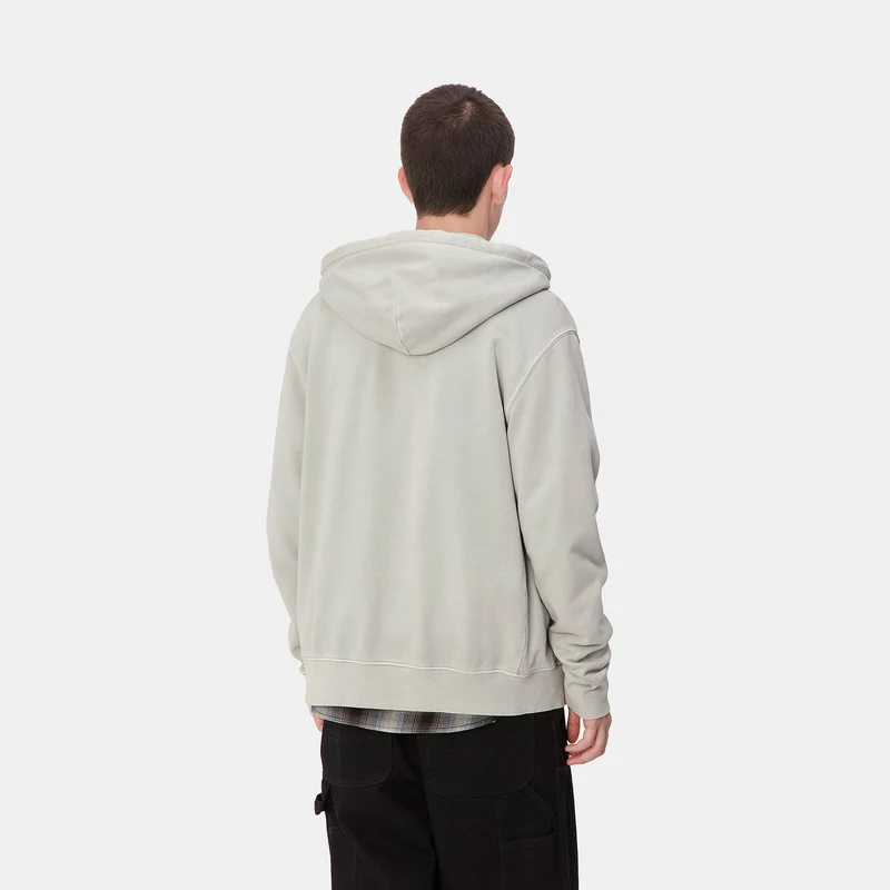 Carhartt WIP Herren Duster Script Reißverschluss vorne Jacke Hoodie - Basalt