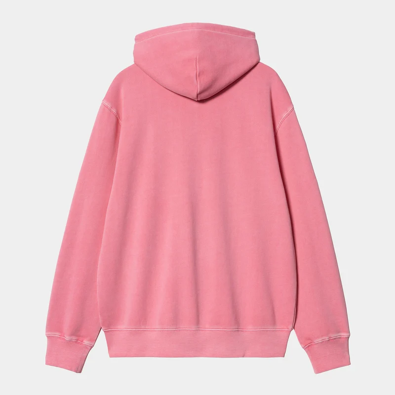 Carhartt WIP Herren Duster Script Reißverschluss vorne Jacke Hoodie - Charm Pink