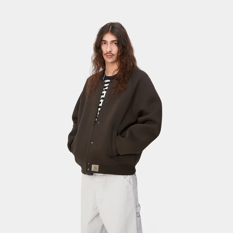 Carhartt WIP Car-Lux Bomber Liner für Herren - Tabak / Grau