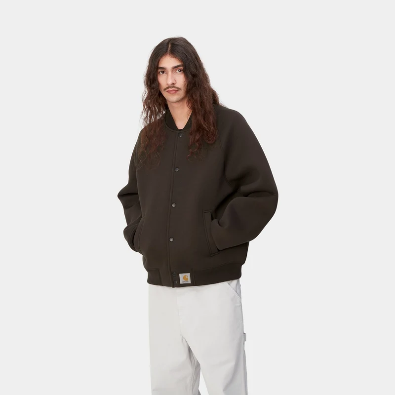 Carhartt WIP Car-Lux Bomber Liner für Herren - Tabak / Grau