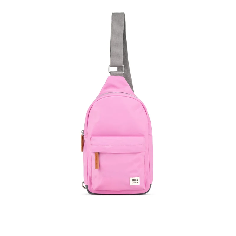 ROKA Willesden B Große Tasche aus recyceltem Nylon – Orchidee