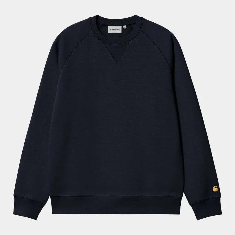 Carhartt WIP Herren Chase Sweat Top - Dunkelmarineblau