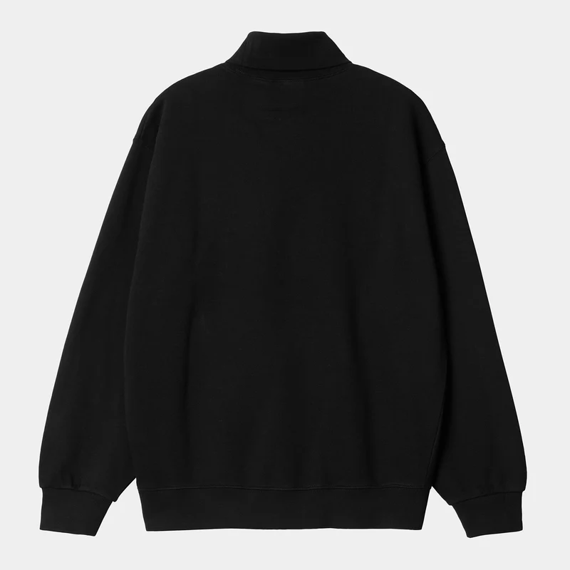 Carhartt WIP Sweat-Oberteil mit Stehkragen und Script-Print für Herren - Schwarz