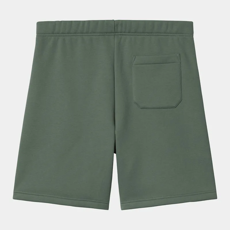 Carhartt WIP Herren Chase Sweat Shorts - Entengrün