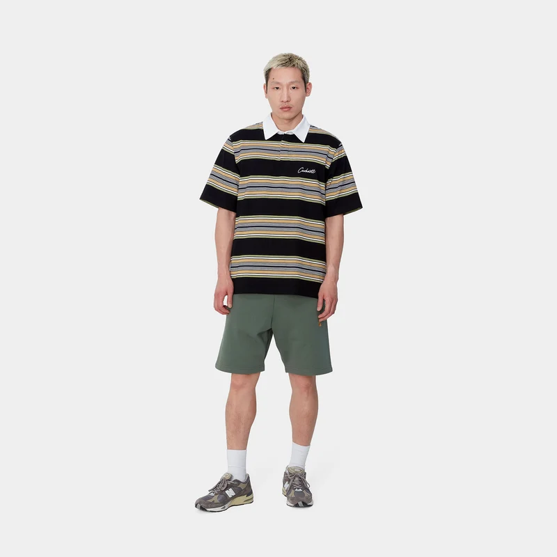 Carhartt WIP Herren Chase Sweat Shorts - Entengrün