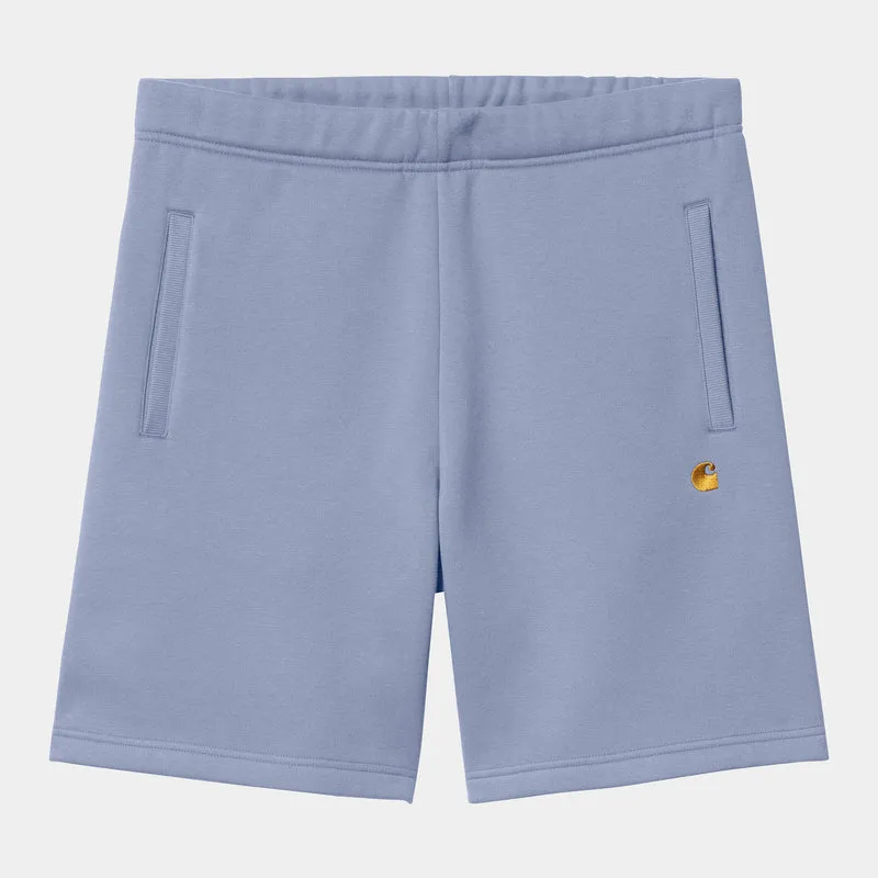 Carhartt WIP Herren Chase Sweatshorts - Charm Blue