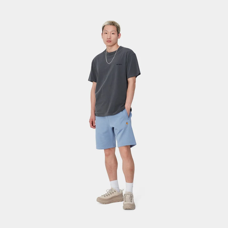 Carhartt WIP Herren Chase Sweatshorts - Charm Blue