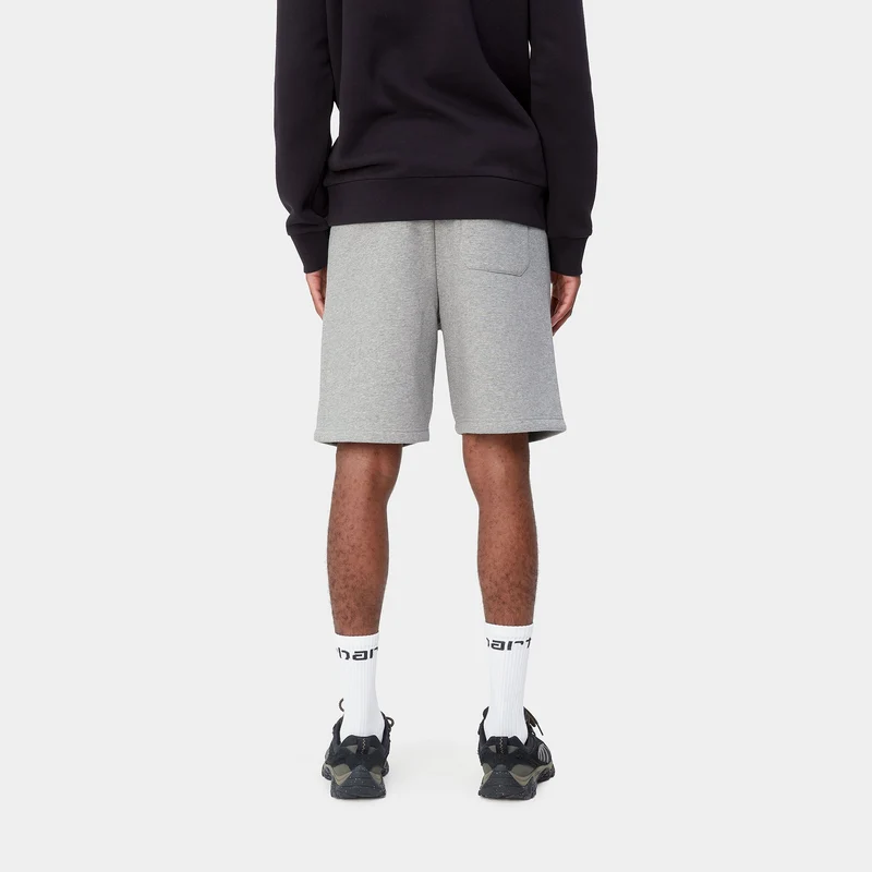 Carhartt WIP Herren Chase Sweat Shorts - Grau meliert