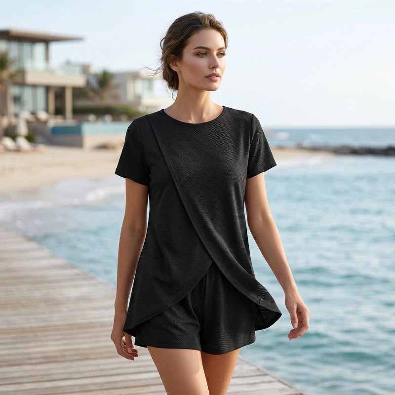 Frassa | Zweiteiliges Set mit asymmetrischem Top