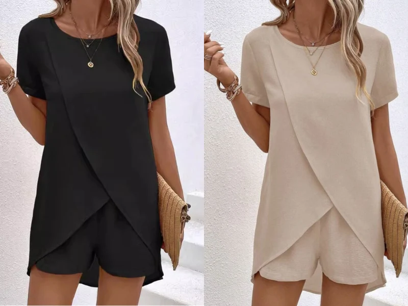 Frassa | Zweiteiliges Set mit asymmetrischem Top