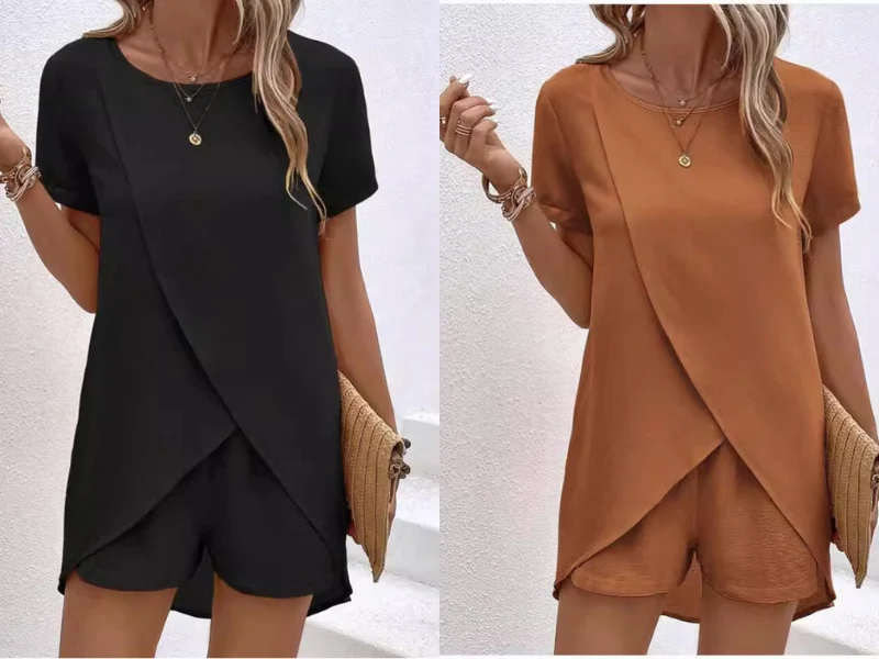 Frassa | Zweiteiliges Set mit asymmetrischem Top