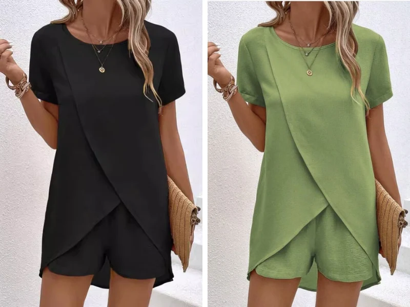 Frassa | Zweiteiliges Set mit asymmetrischem Top