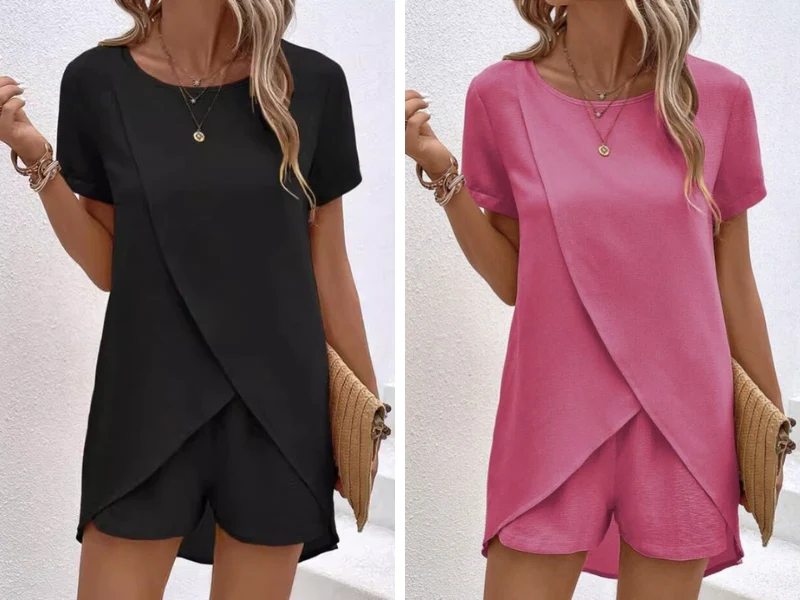Frassa | Zweiteiliges Set mit asymmetrischem Top