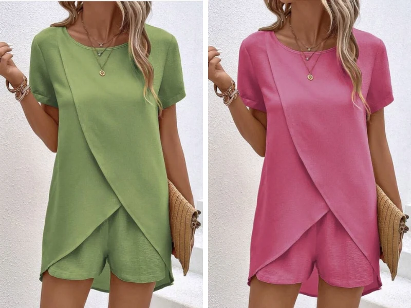 Frassa | Zweiteiliges Set mit asymmetrischem Top