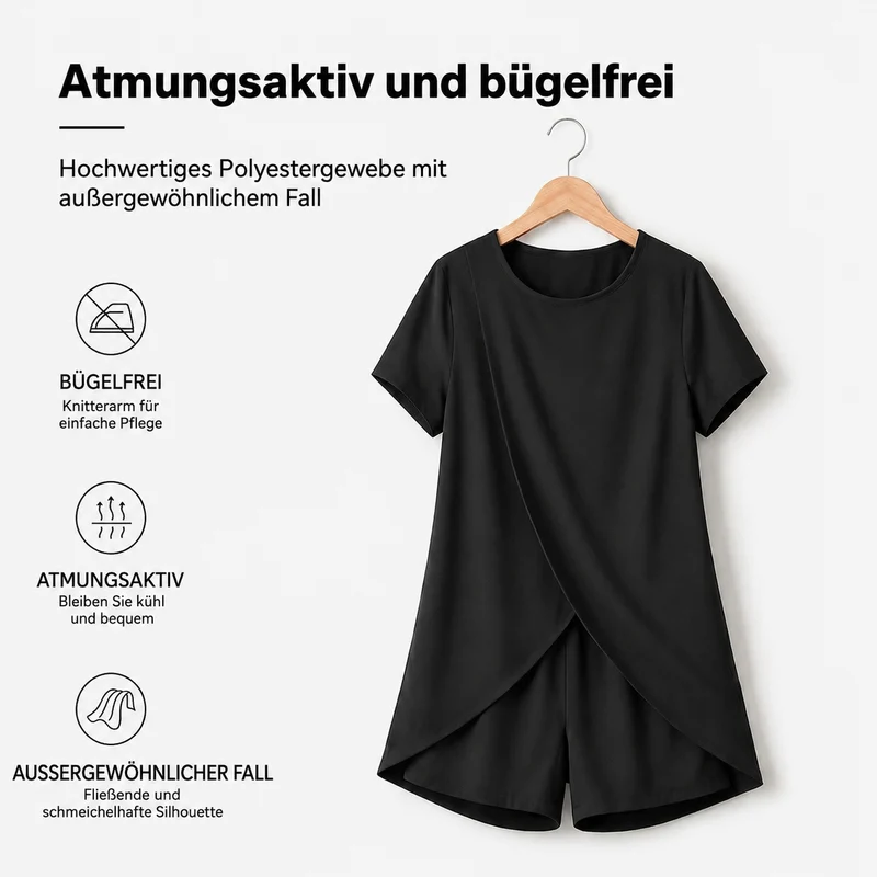 Frassa | Zweiteiliges Set mit asymmetrischem Top