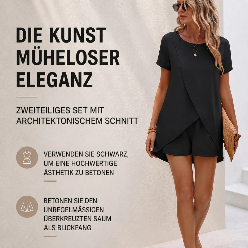 Frassa | Zweiteiliges Set mit asymmetrischem Top