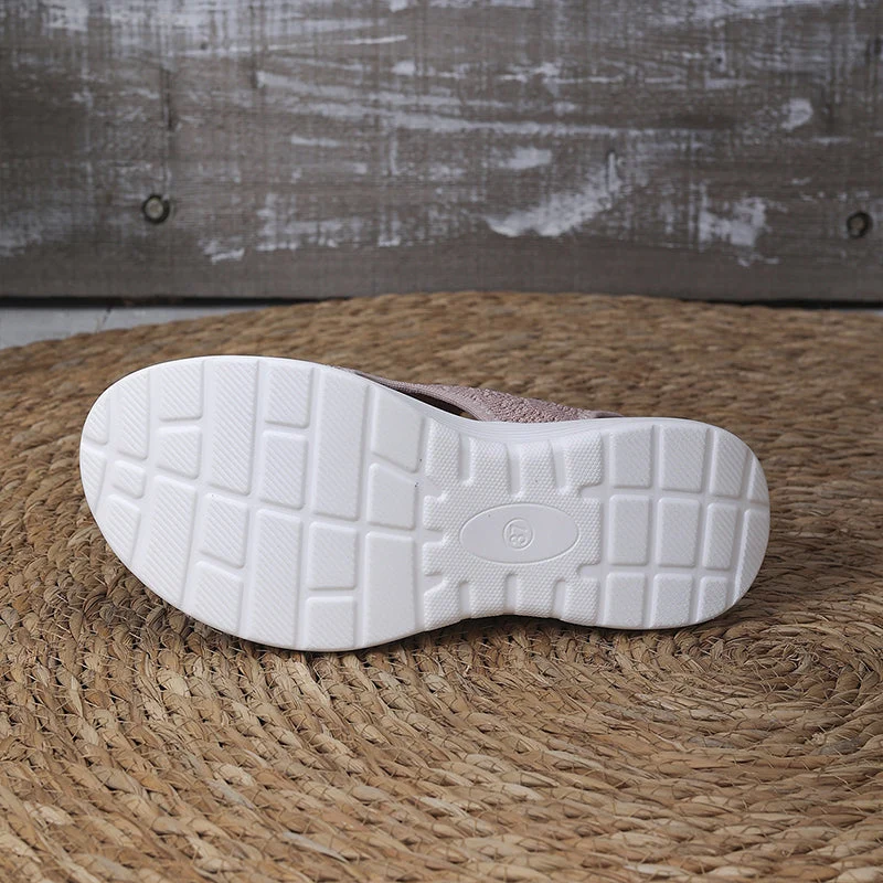 Dabella | Lässige Strick-Sandalen mit Keilsohle