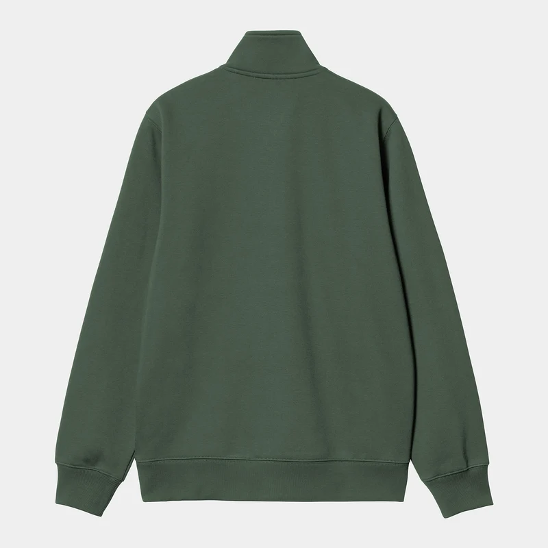 Carhartt WIP Herren Chase Neck Zip Sweat Top - Sycamore Green