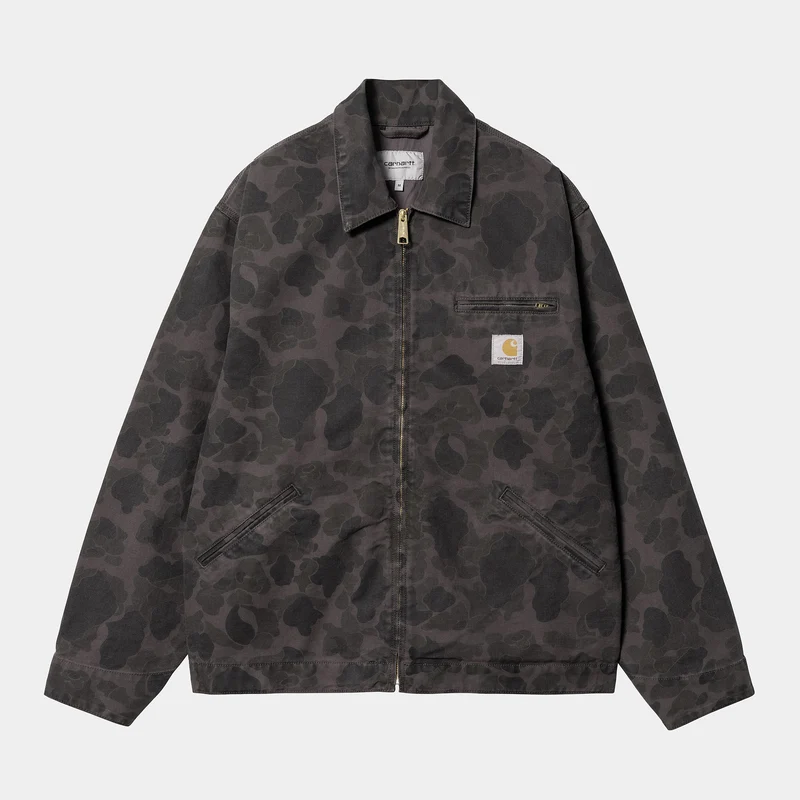 Carhartt WIP Duck Detroit Jacke für Herren - Entengrün / Graphit