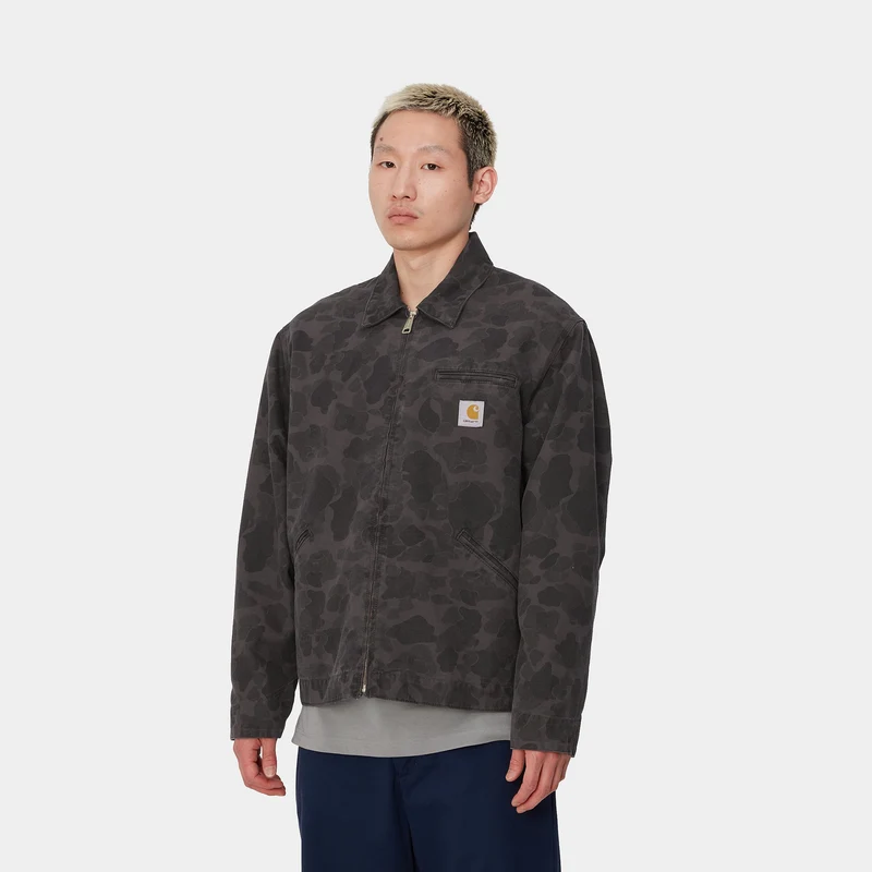 Carhartt WIP Duck Detroit Jacke für Herren - Entengrün / Graphit