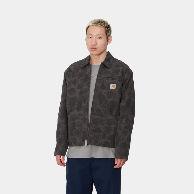 Carhartt WIP Duck Detroit Jacke für Herren - Entengrün / Graphit
