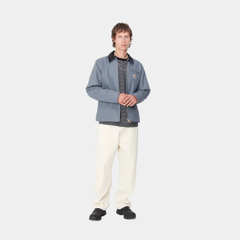 Carhartt WIP Detroit Jacke für Herren - Taubengrau / Schwarz