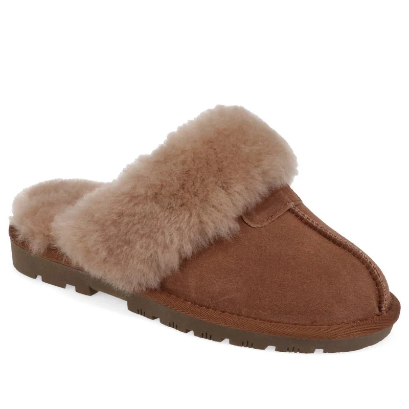 Sheepskin Lined Slippers - DUO38001 / 324 670