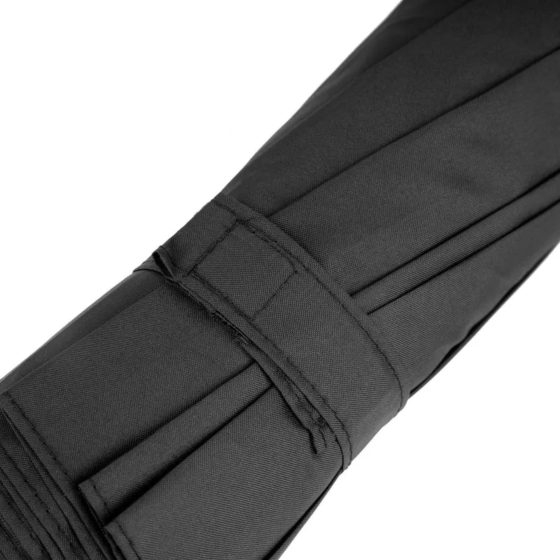 ROKA Waterloo – Schwarzer/blaugrüner Regenschirm aus recyceltem Nylon