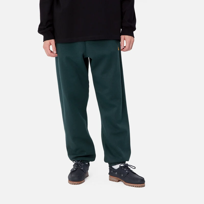 Carhartt WIP Herren Chase Jogginghose - Entenblau