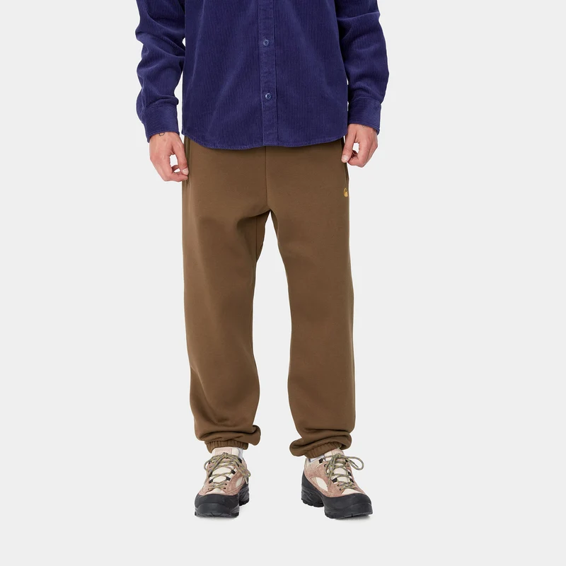Carhartt WIP Chase Jogginghose für Herren – Schokolade