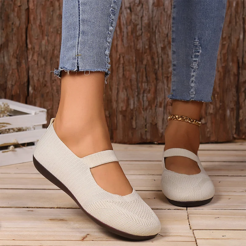 Chuona | Atmungsaktive Strick-Flats für Damen