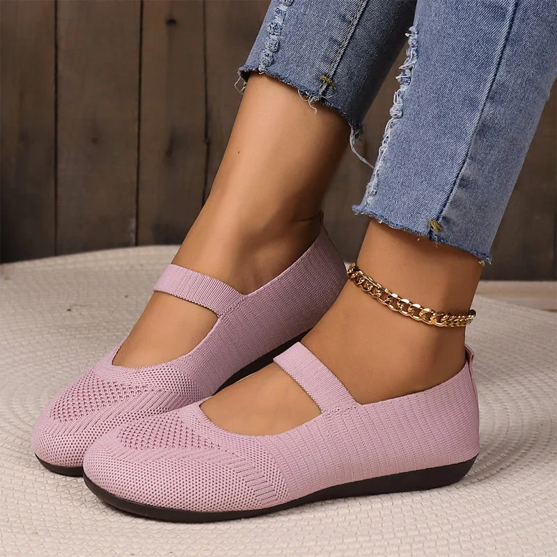 Chuona | Atmungsaktive Strick-Flats für Damen