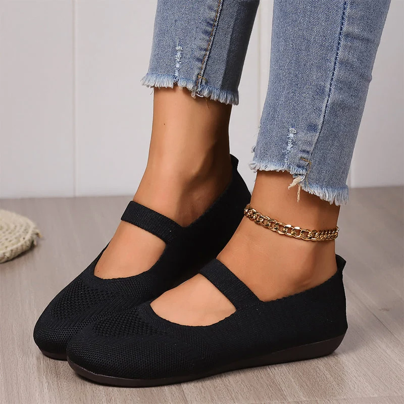 Chuona | Atmungsaktive Strick-Flats für Damen