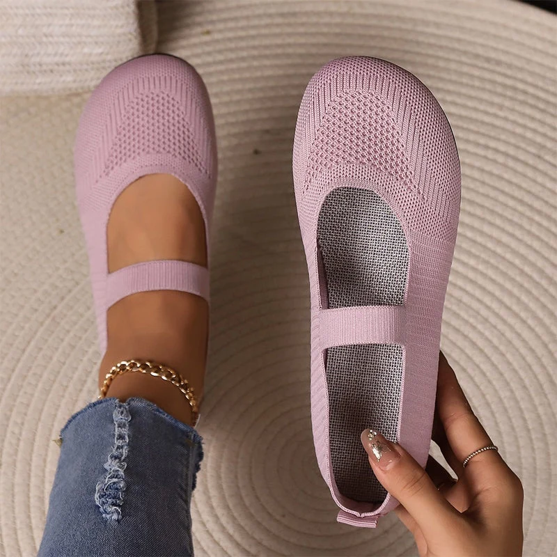 Chuona | Atmungsaktive Strick-Flats für Damen