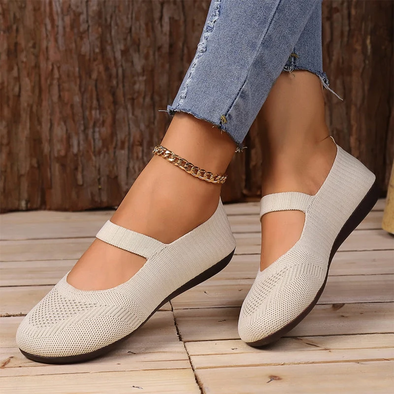 Chuona | Atmungsaktive Strick-Flats für Damen