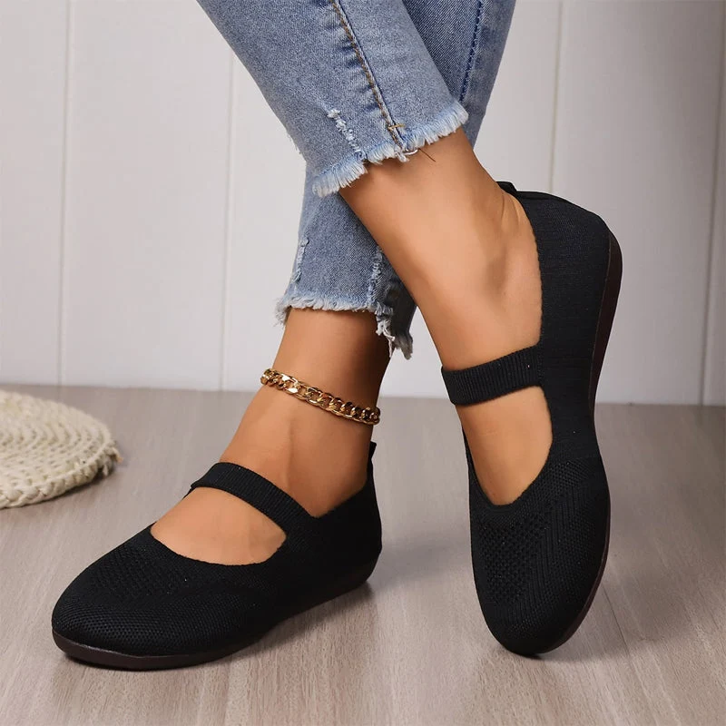 Chuona | Atmungsaktive Strick-Flats für Damen