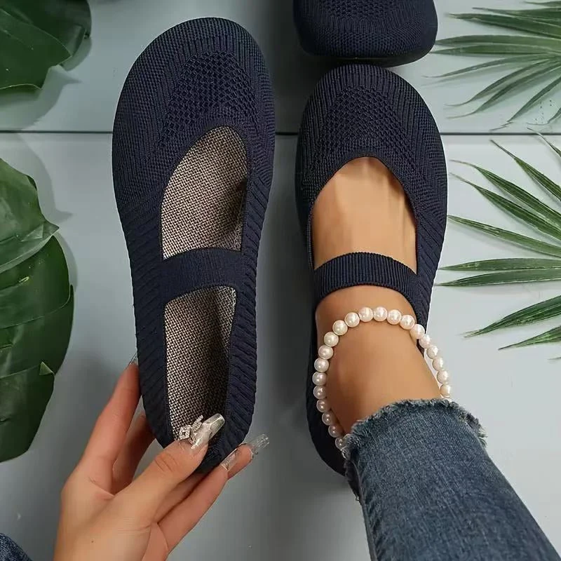 Chuona | Atmungsaktive Strick-Flats für Damen