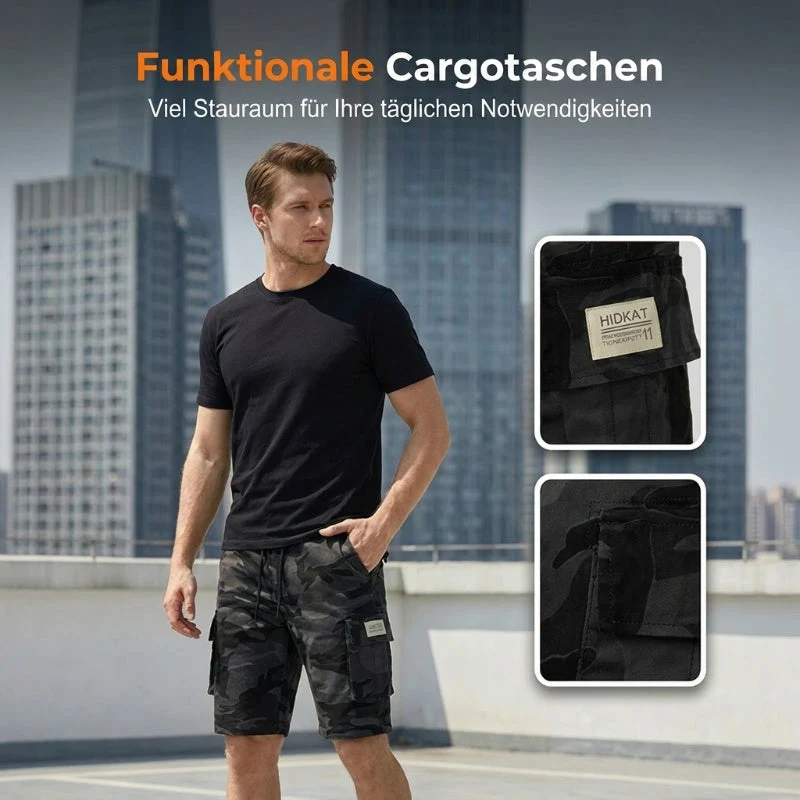Flourence | Robuste Herren-Shorts im Military-Look