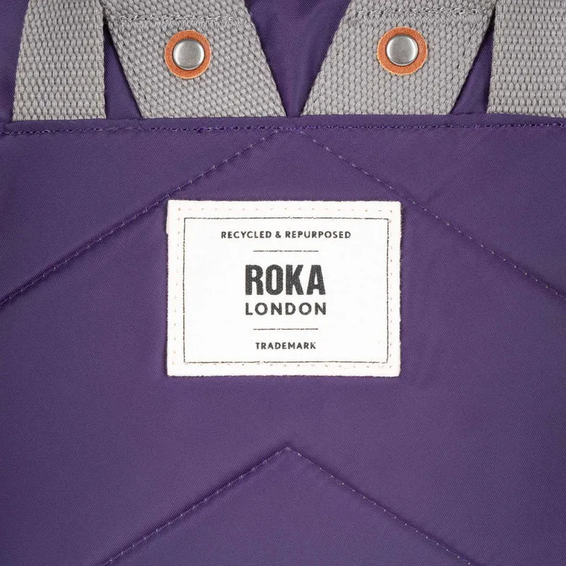 ROKA Canfield B Majestic Purple Kleine Tasche aus recyceltem Nylon