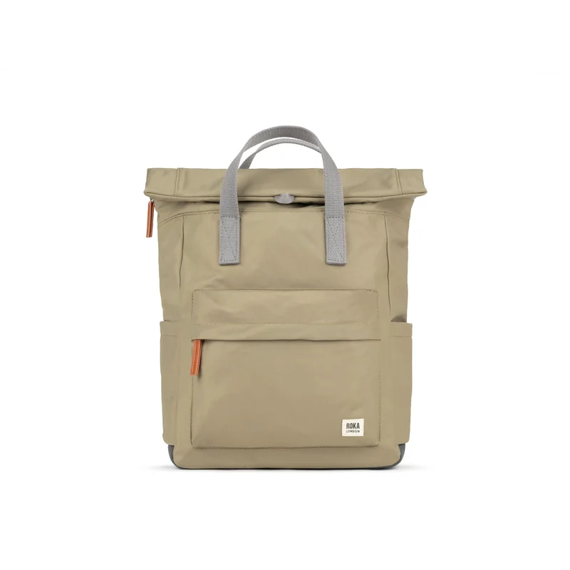 ROKA Canfield B Taupe Medium Tasche aus recyceltem Nylon