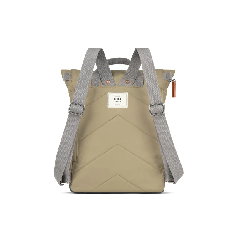 ROKA Canfield B Taupe Medium Tasche aus recyceltem Nylon