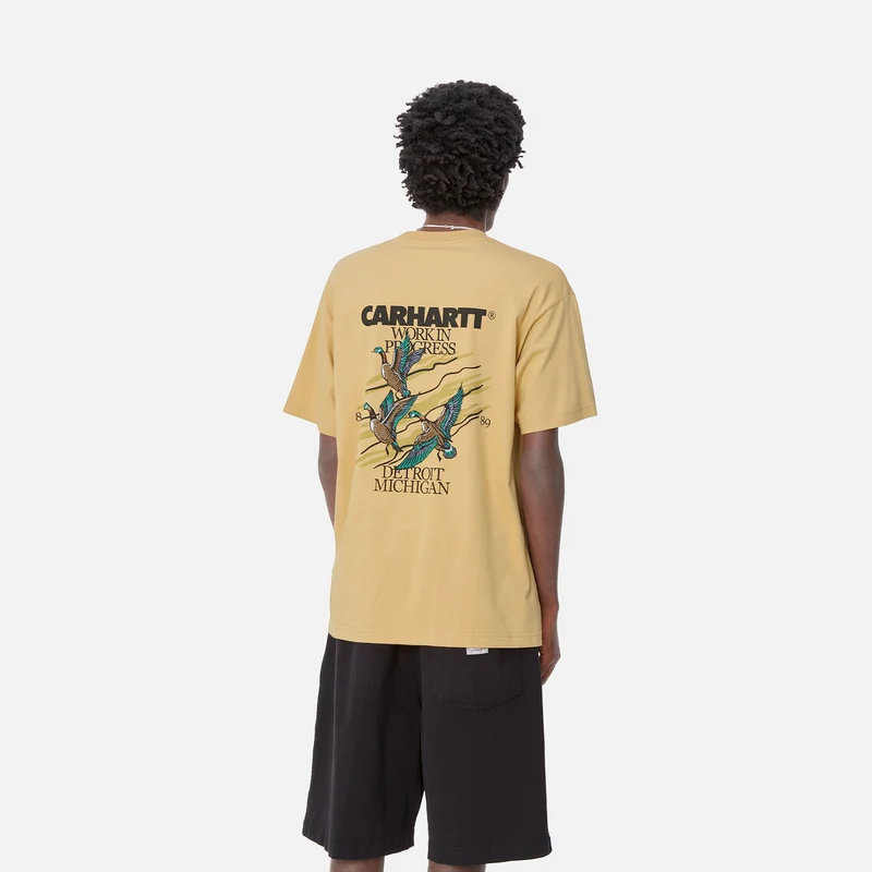 Carhartt WIP Herren-Enten-T-Shirt - Bourbon