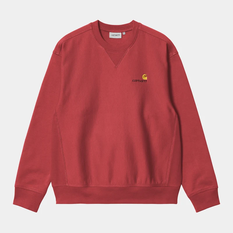 Carhartt WIP Herren American Script Sweatshirt - Toskana