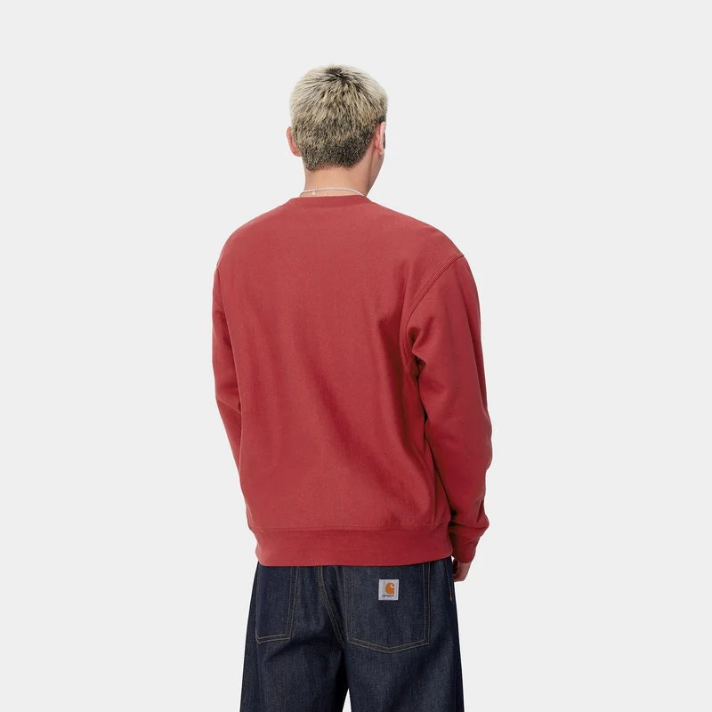 Carhartt WIP Herren American Script Sweatshirt - Toskana