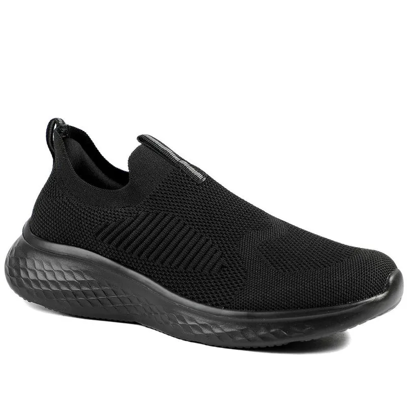 Wide Fit Memory Foam Slip On Trainers - BRK43041 / 329 070