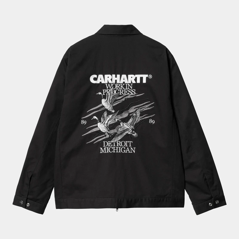 Carhartt WIP Herren Ducks Jacke - Schwarz